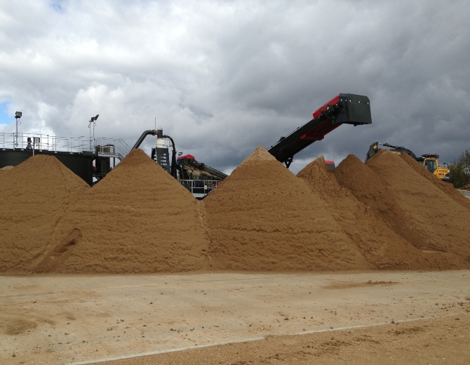 Maximising Potential of Sand Through Lignite Removal